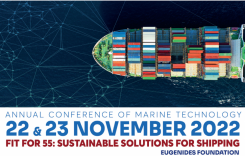 Ετήσιο Συνέδριο Ναυτικής Τεχνολογίας ΕΛΙΝΤ 22 & 23 Νοεμβρίου 2022.Fit for 55: Sustainable Solutions for Shipping
